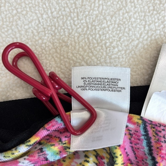 Jones Studio Separates 2 Sleeveless Shells with Pleated Fronts Print Black Small - Picture 16 of 16